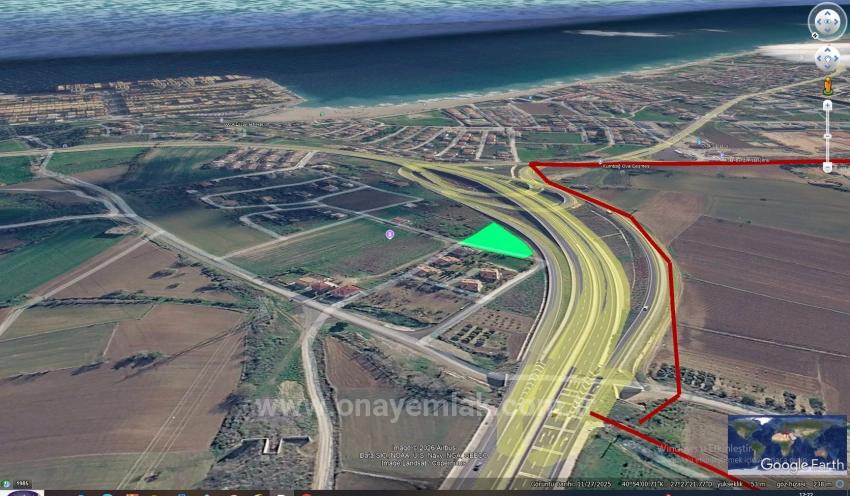 Eine Großartige Gelegenheit Für Alle, Die Eine Immobilie Mit Freiem Meer- Und Naturblick Kaufen Oder Verkaufen Möchten, Nur 1 Km Von Kumbağa Entfernt.