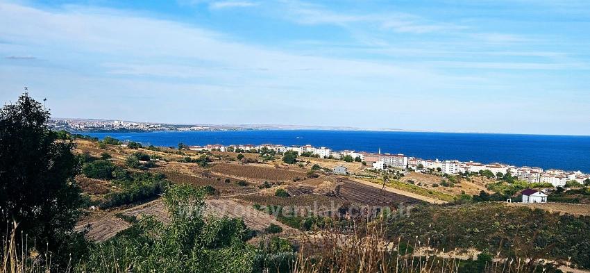 Schnäppchen: 1.150 M² Großes Grundstück Mit Vollem Meerblick Im Viertel Tekirdağ Topağaç