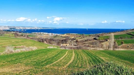 Grundstück Geeignet Für 8 Villenprojekte Mit Vollem Meer- Und Naturblick In Tekirdağ Barbarosta
