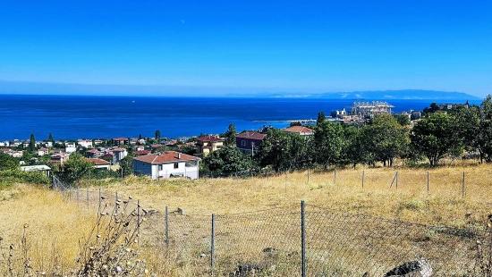 Tekirdağ Barbarosta 4 Seiten Straßenfassade Infrastruktur Bereit Genossenschaft Und Ort Geeignet Für Den Bau Von Baustellen