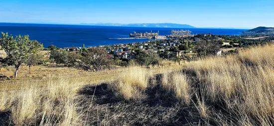 **gipfelpunkt Mit Panoramischem Meerblick** 530 M2 Kupon Eckgrundstück