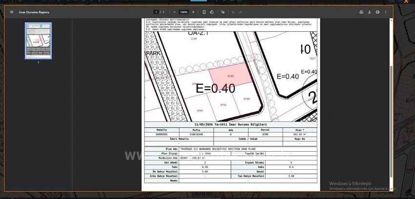 Opportunity Plot For Modern Villa Project, Zoned For 1/20 Two-Story Construction, Urgent Sale.