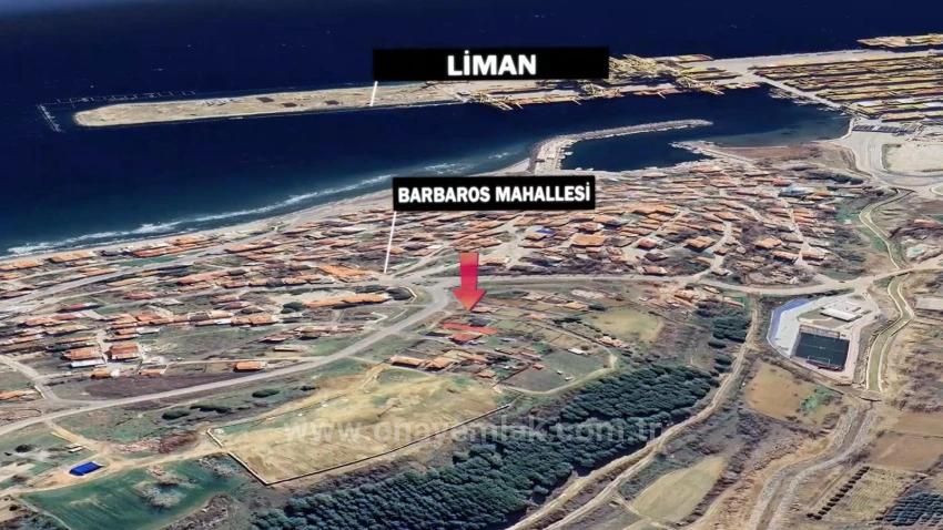 Land Facing The Main Road In Tekirdağ Barbarosta, Suitable For A Detached House Project With Ready Infrastructure