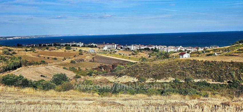 Bargain 1,150 M2 Land With Full Sea View In Tekirdağ Topağaç Neighborhood