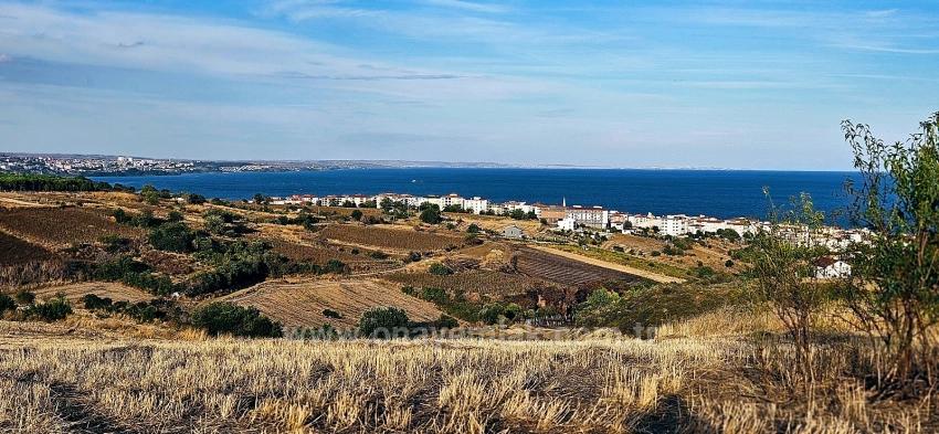 Bargain 1,150 M2 Land With Full Sea View In Tekirdağ Topağaç Neighborhood