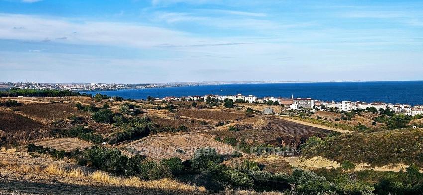 Bargain 1,150 M2 Land With Full Sea View In Tekirdağ Topağaç Neighborhood