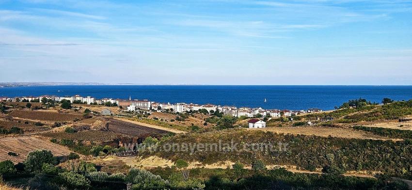 Bargain 1,150 M2 Land With Full Sea View In Tekirdağ Topağaç Neighborhood
