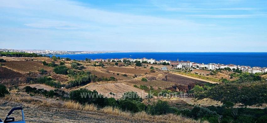 Bargain 1,150 M2 Land With Full Sea View In Tekirdağ Topağaç Neighborhood