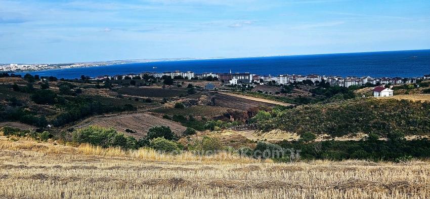 Bargain 1,150 M2 Land With Full Sea View In Tekirdağ Topağaç Neighborhood