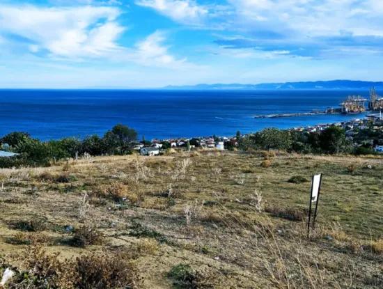 3.300 M2 Net Land Suitable For The Construction Of A Cooperative Site With Full Sea View For Urgent Sale In Tekirdag Barbarosta