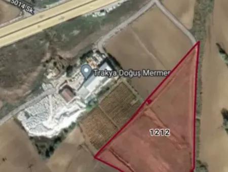 Land For Sale In 19,500 Square Meters Of Commercial And Industrial Area In Nusuratlı Area Of Tekirdağ