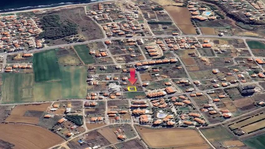 *В Районе Топагач*Готова К Инфраструктуре* Участок С Возможностью, Где Вы Можете Сразу Построить Свой Частный Дом