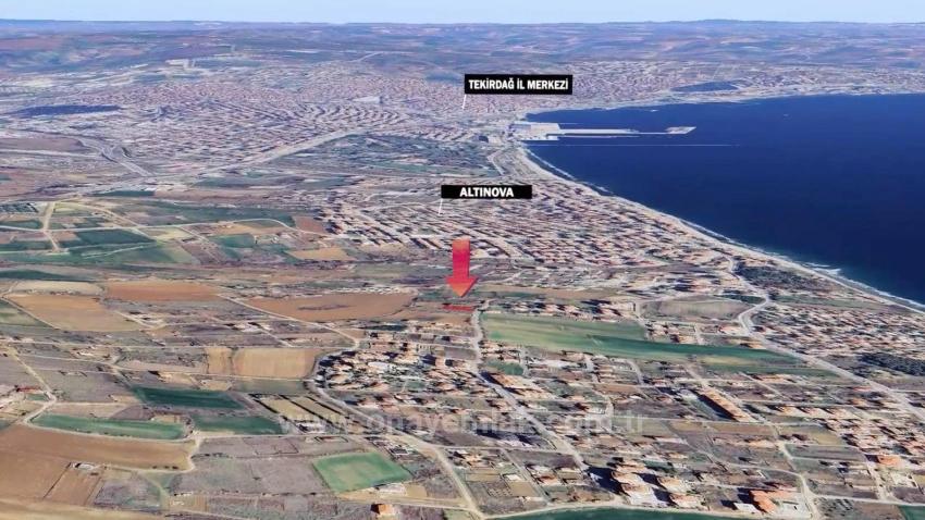 Угловой Участок С Купоном, Подходящий Для Строительства 9 Роскошных Квартир 2+1 В Районе Текирдаг-Тоагач