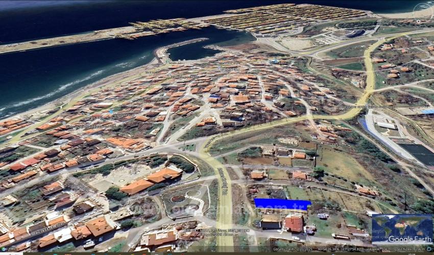 Земельный Участок С Видом На Главную Дорогу В Текирдаге Барбароста, Подходящий Для Строительства Отдельно Стоящего Дома С Готовой Инфраструктурой