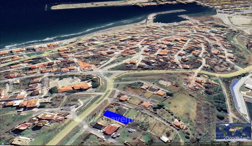 Земельный Участок С Видом На Главную Дорогу В Текирдаге Барбароста, Подходящий Для Строительства Отдельно Стоящего Дома С Готовой Инфраструктурой