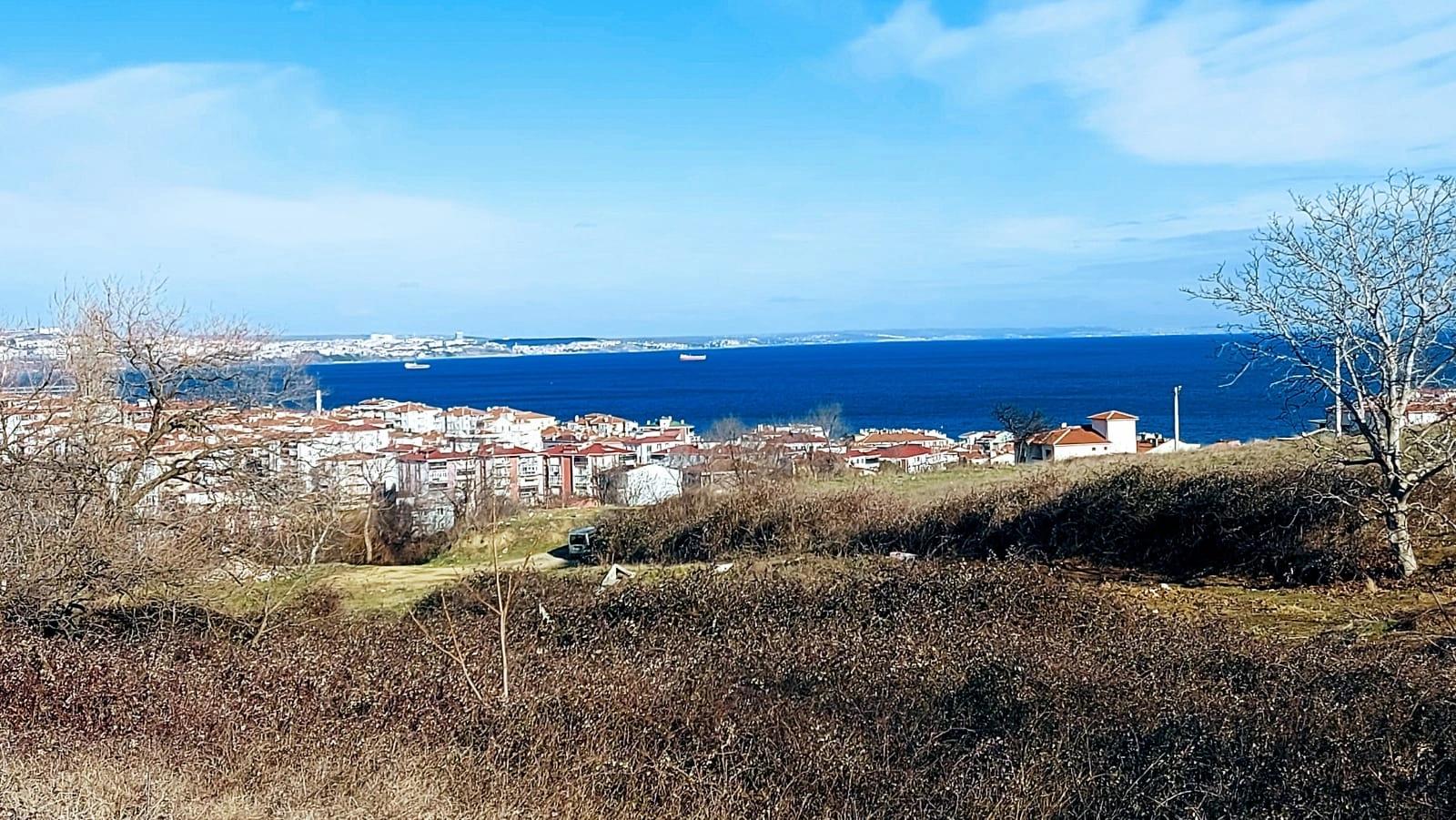 Full Deniz Ve Doğa Manzaralı 3O Dairelik Porojeye Uygun 4 Kat İmarlı Arsa