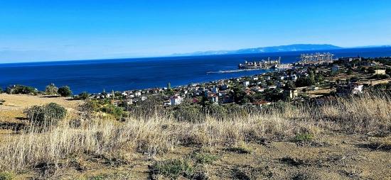 Harika Deniz Ve Doğa Manzarlı Alt Yapısı Hazır 530 M2 Köşe Arsa