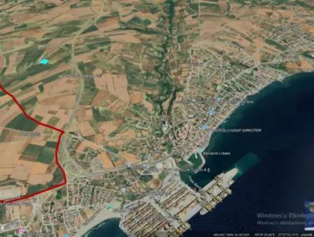 Asyaport Limanı Mevcut İmar Planı İçinde ( Ticari & Sanai ) Alanı Bölgedinde Acil Satılık 6.400 M2 Yatırım Fırsatı